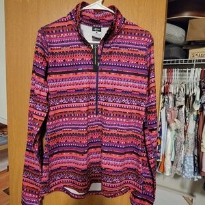 Nike Pro Multicolor Quarter-Zip Pullover